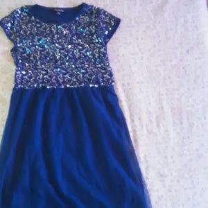 A George kid's blue sequin dress